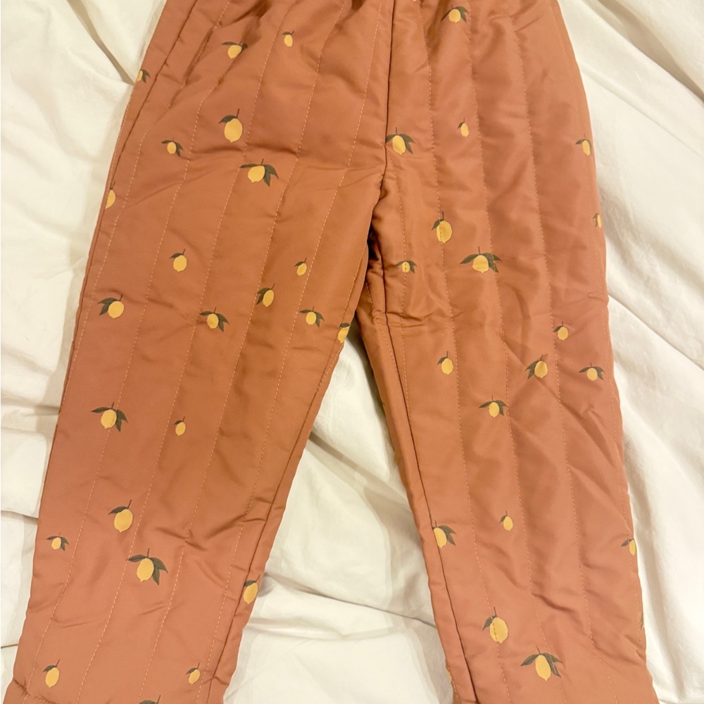 Konges Slojd Dusty Lemon pants, never worn, 4Y